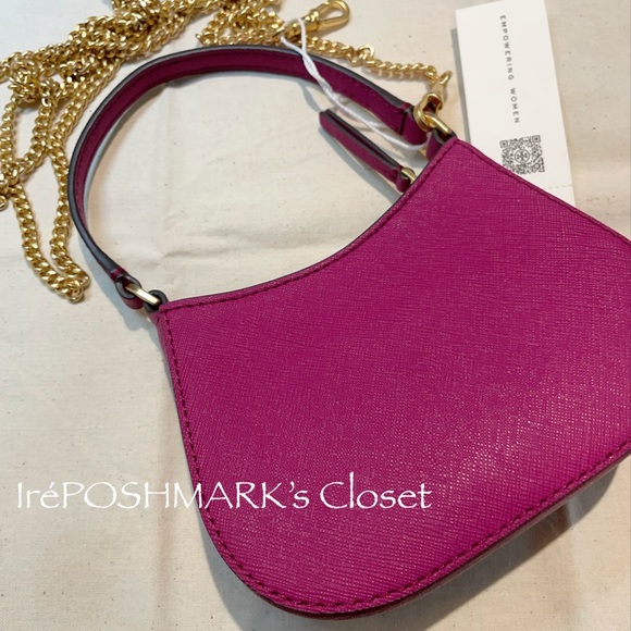 NWT Tory Burch Emerson Saffiano Leather Mini Bag in Pink 150258 - Final price - Picture 7 of 7